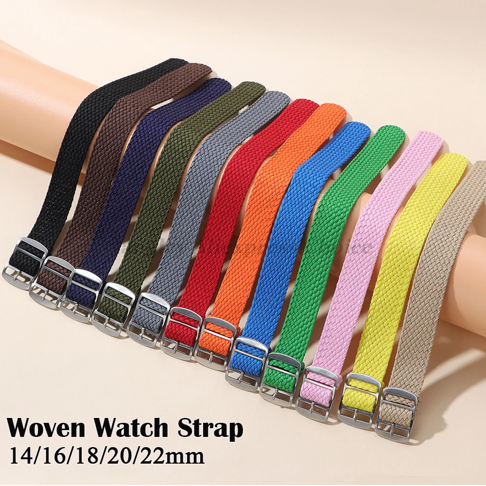 Perlon Strap Woven - 14 ミリメートル 16 ミリメートル 18 ミリメートル