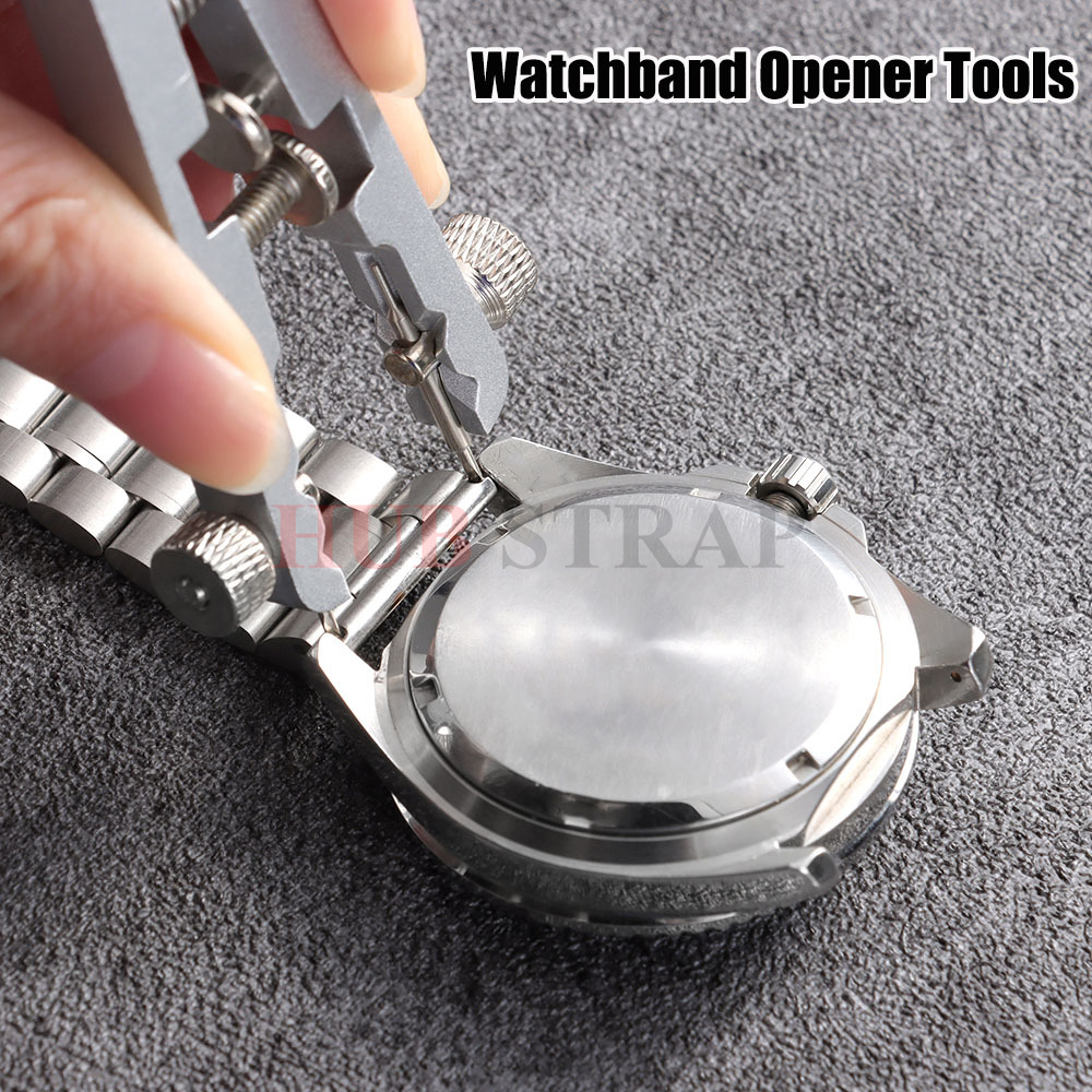 Spring Bar Tool Set - 時計バンドオープナー交換用 6825 スプリングバー接続ピンリムーバーツール時計ストラップアジャスターの分解組み立て修理ツール