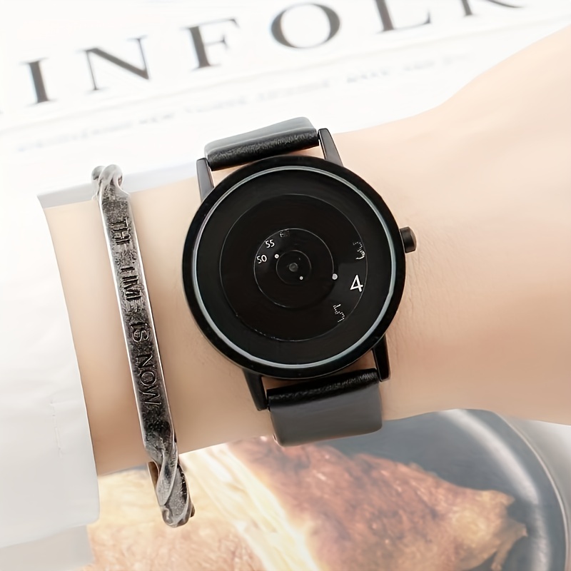 ブラックテクノロジー韓国版時計、ミニマリスト、トレンディなフ - Canvas Strap Watch のレビューと価格