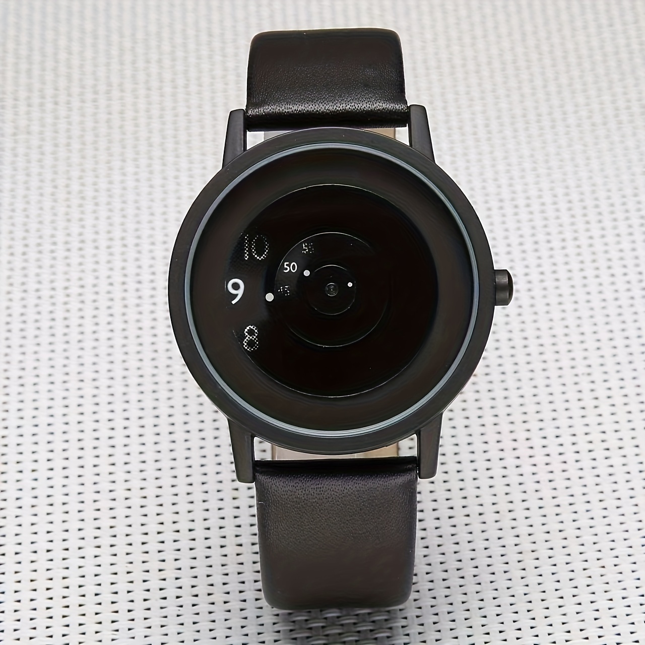 ブラックテクノロジー韓国版時計、ミニマリスト、トレンディなフ - Canvas Strap Watch のレビューと価格