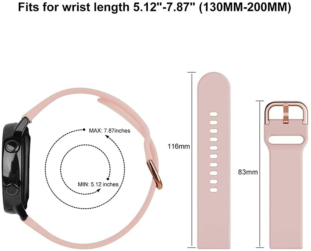 Amazfit GTS 2/4/3/GTS 2/4 Mini - Silicone Watch Band 22Mm のレビューと価格