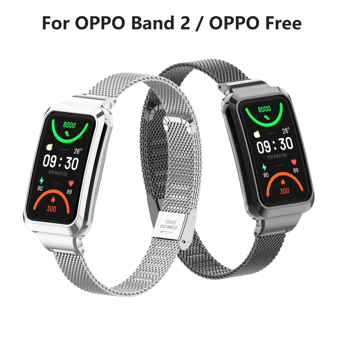 Oppo Band 2 ステンレススチールメッシュストラップ - Mesh Strap Metal のレビューと価格