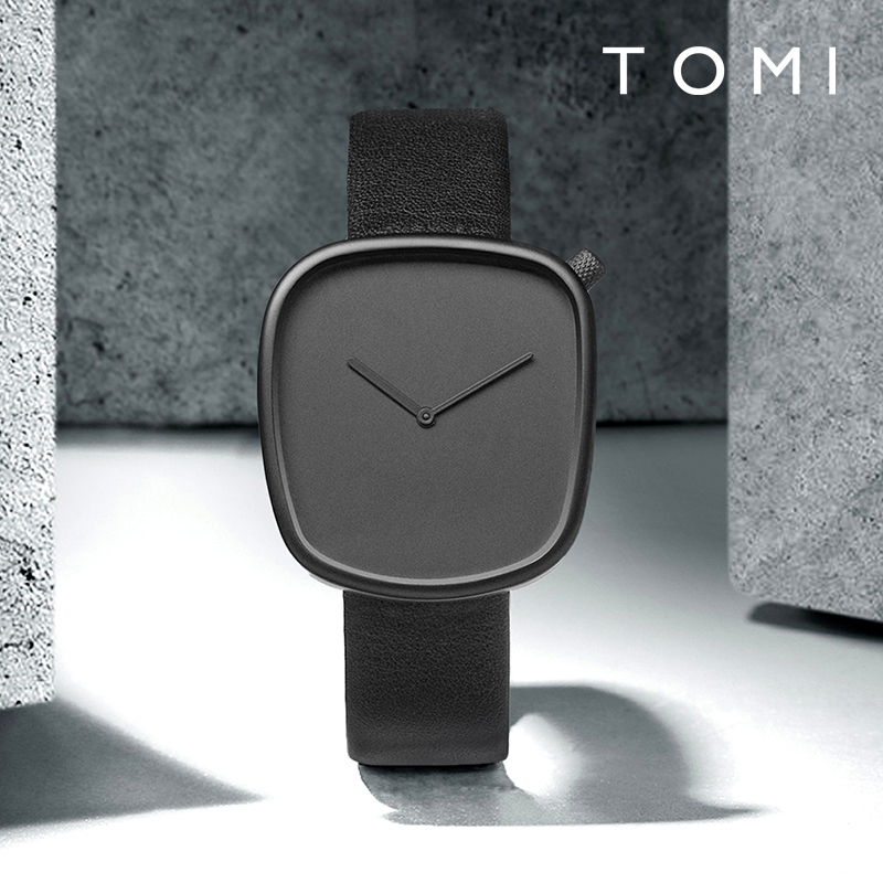 TOMI 腕時計ミニマリストメンズスクエアファッション超薄型 - Canvas Strap Watch のレビューと価格
