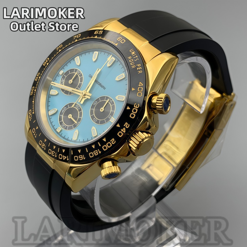 LARIMOKER 39mm メンズ スポーツウォッチ VK - Rubber Strap Diver のレビューと価格