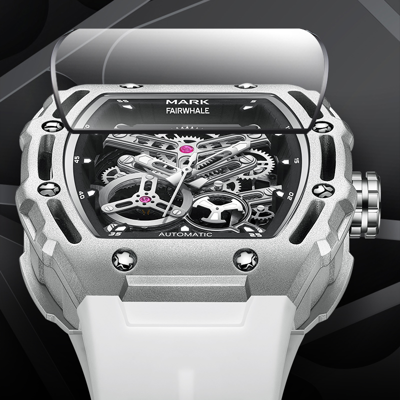マークフェアホエール FW-6700 新しいメンズ自動腕時計 - Rubber Strap Diver のレビューと価格
